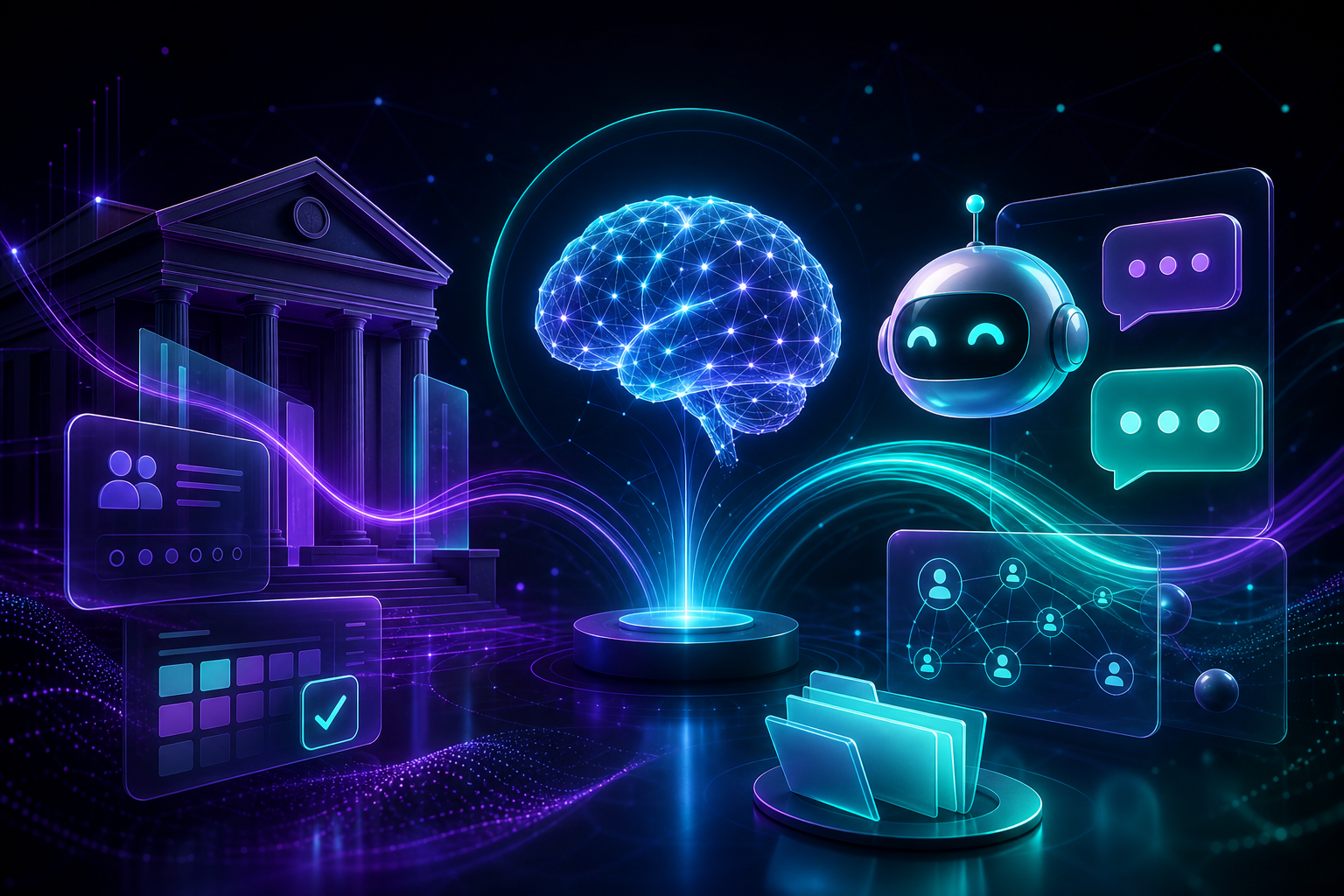 Transformación digital en academias mediante inteligencia artificial para matrículas y comunicación.