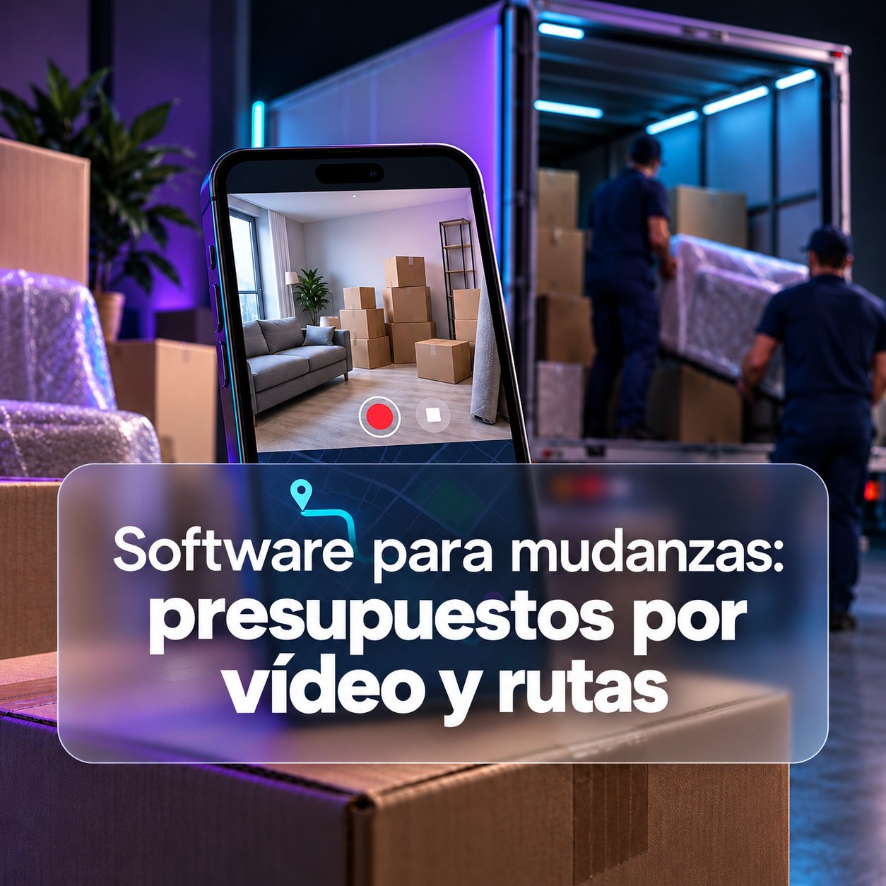 Software para mudanzas: presupuestos por vídeo y rutas